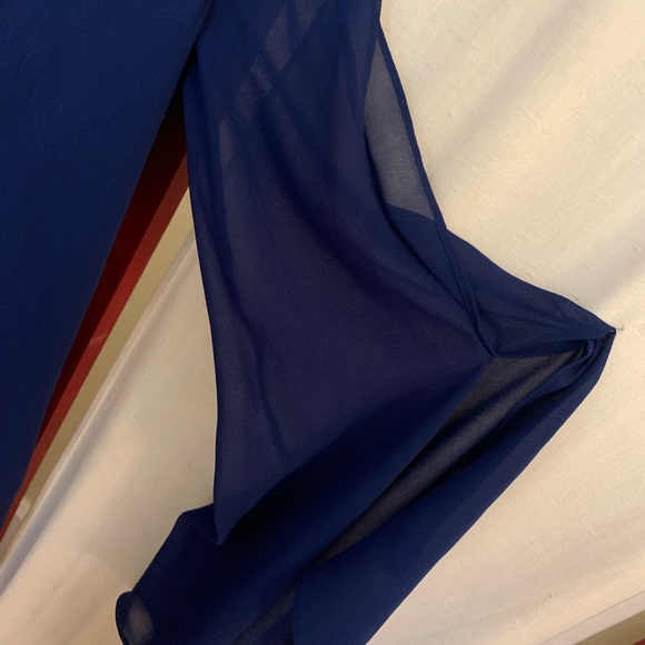 Royal blue cocktail dress - Picture 2 of 4